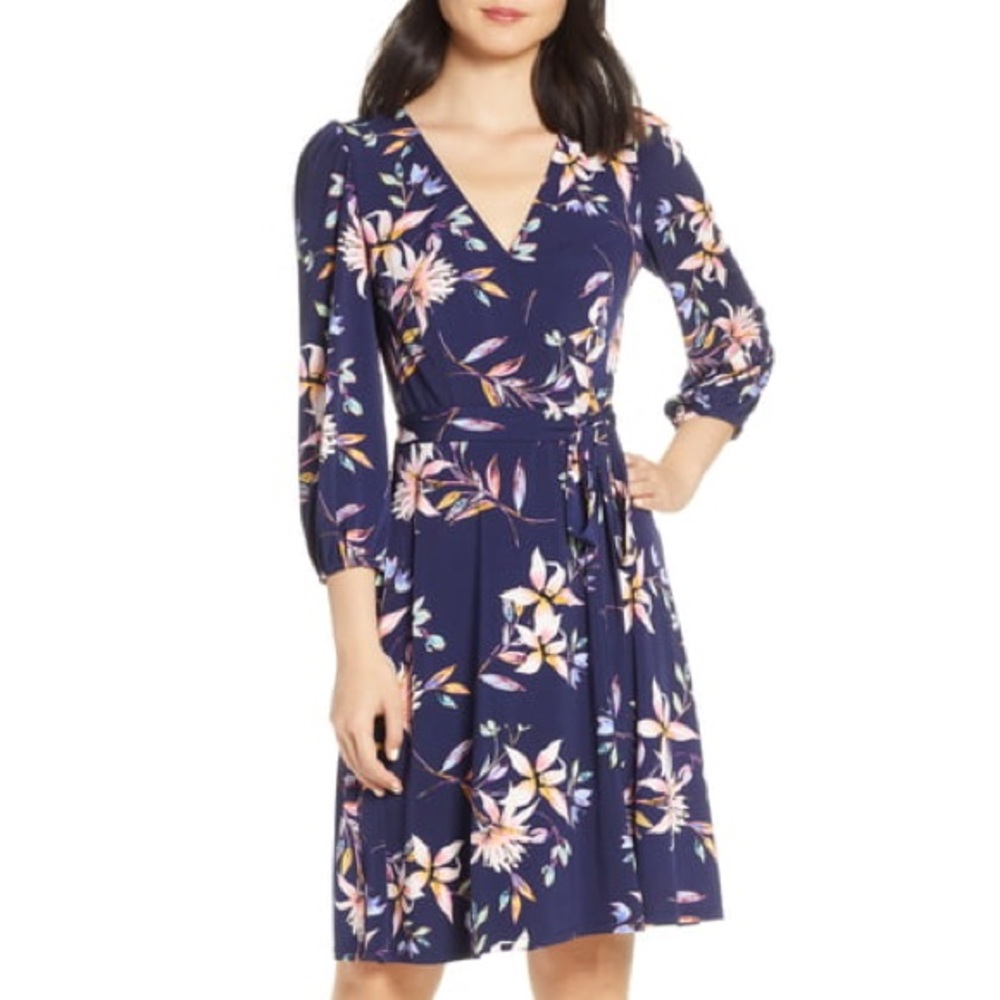 Eliza j floral dress